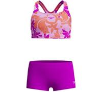 Speedo - SPEEDO Girls Allover 2PC Boyleg Short