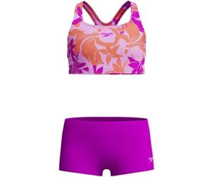 Speedo - SPEEDO Girls Allover 2PC Boyleg Short - Gr. - 176