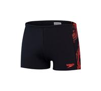 speedo tech panel p badehose p schwarz rot