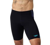 Speedo Tech Schwimmhose mit Einsatz Herren schwarz cobalt pop Gr 6