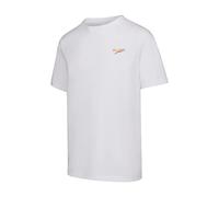 Speedo Unisex-Erwachsene T-Shirt, Kurzärmelig, Rundhalsausschnitt, Pride-Grafik Kurze Ärmel, 2023 White, Medium