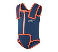 Speedo Unisex Kinder Essential Badeanzug für Babys zum Schwimmen Lernen | Neopren | Unisex Badebekleidung für Kinder | Isolierter Einteiler Schwimmbekleidung, Harmony Blue/Coral, 12-18M