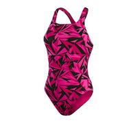 Speedo Women's Hyperboom Allover Medalist Swimsuit,Quick Drying, Fitness, Chlorine Resistant
