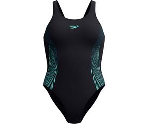 SPEEDO Womens Placement Muscleback Dark Teal, 36