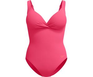 Speedo Womens Shaping Cross Knot 1 Piece Dark Pink 36EU