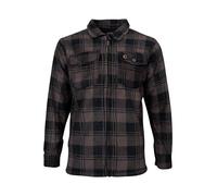 SPEERO Sherpa Fleece Gefüttertes Hemd Herren Grün - Warme Holzfällerjacke mit Taschen & Knopfmanschetten, Winter Flanellhemd für Outdoor-Aktivitäten und Freizeitkleidung