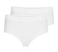 Speidel 9889 100 Bio Cotton Plus Damen Maxislip 2er Pack weich formbeständig, Größe: 44, Farbe: weiß