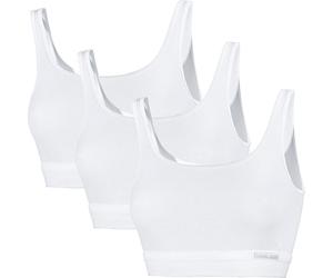 Speidel Bio Single-Jersey Damen-Bustier Bio Cotton plus im 3er-Pack 46 weiß