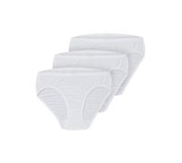Speidel Damen Bikinislip Cotton & More | 3er Pack (DE/NL/SE/PL, Numerisch, 42, Regular, Regular, Weiß)