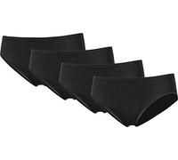 Speidel Feinripp Damen-Slip im 4er-Pack schwarz 42