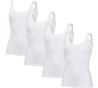 Speidel Feinripp Damen-Unterhemd im 4er-Pack 44 weiß