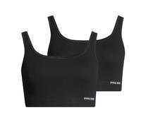 Speidel Trägerbustier, Bio Cotton, Sport Edition 1602 2er Packung schwarz 42