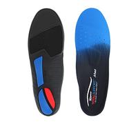 Spenco Total Support Schalensporteinlagen mit gratis GreenFeet Sneakersocken und 3 Zonen Dämpfung (42/44, Maxx/Black)