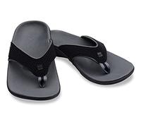 Spenco Yumi Sandal, Damen Yumi Frauen Zehensteg Sandale, Schwarz (Black), 36 EU (3.5 UK)