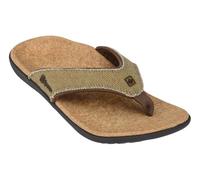 Spenco Yumi Sandal, Herren Yumi Frauen Zehensteg Sandale, Braun (Straw/Java/Cork) , 35 EU (5 M US)