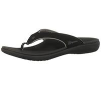 Spenco Yumi Sandal, Herren Yumi Frauen Zehensteg Sandale, Schwarz (Carbon/Pewter) , 42.5 EU (9 Wide)