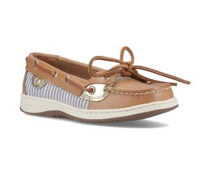 Sperry Angelfish Leder Und Baumwoll Damen Peanut Bootsschuhe EU 37,5 / UK 4,5