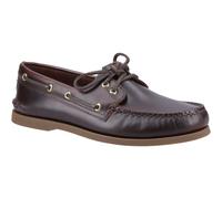 Sperry Authentic 2-Augen-Leder Herren Amaretto Bootschuhe EU 44.5 / UK 10