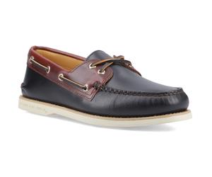 Sperry Authentic Gold Cup Herren Bootsschuhe Aus Schwarzem/Braunem Leder EU 40,5 / UK 7