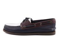 Sperry Authentic Original 2 Eye Herren Bootsschuhe Aus Leder In Marineblau/Weiß/Braun EU 43 / UK 9
