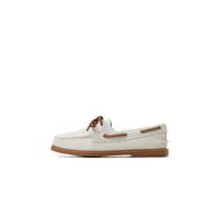 Sperry Authentic Original Damen-Bootsschuh mit 2 Ösen, Weiss/opulenter Garten, 35 EU