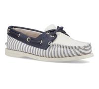 Sperry Authentisch Original Textile Damen Weiß/Navy Standard Bootsschuhe EU 36,5 / UK 3,5