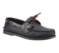 Sperry Authentische 2-Augen Leder Herren Amaretto/Schwarz Bootsschuhe EU 42,5 / UK 8,5