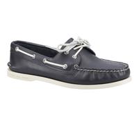 Sperry Authentische 2-Augen-Leder-Herren-Bootsschuhe in Marineblau EU 40,5 / UK 7
