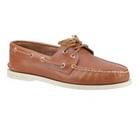 Sperry Authentische 2-Augen-Leder-Herren Bootsschuhe in Tan EU 40,5 / UK 7