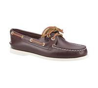 Sperry Authentische 2-Augen-Leder-Herren-Braune Bootsschuhe EU 46 / UK 11