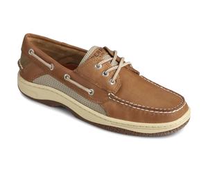 Sperry Billfish 3-Augen Leder Herren Bootsschuhe in Tan EU 43 / UK 9
