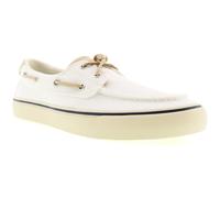 Sperry Helm 2-Augen Textil Herren Weiße Bootsschuhe EU 43 / UK 9