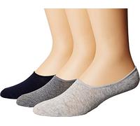 Sperry Top-Sider Men's Solid Canoe 3 Pair Pack Liner Socks, Navy/Charcoal Heather, Sock Size: 10-13/Shoe Size:9-11/Shoe Size Sock Size: 10-13/Shoe Size:9-11