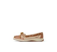 Sperry Women's Angelfish Boat Shoe, Linen/Gold, 35 EU