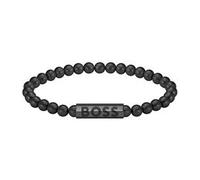 Sphere Metal Kugelarmband für Herren, Edelstahl schwarz