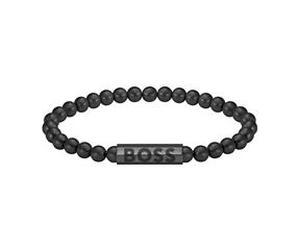 Sphere Metal Kugelarmband für Herren, Edelstahl schwarz
