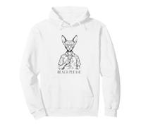 Sphynx Cat Beach Please Summer Vibe, Humor für Erwachsene, Sarkasmus Pullover Hoodie