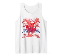 Spider-Man Brand New Day Red and Blue Logo Tank Top