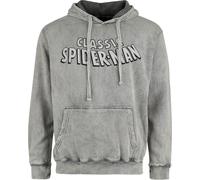Spider-Man Classic Spider-Man Kapuzenpullover grau in XXL