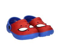 Spider-Man Clogs für Kinder, hochwertig, 100% EVA, Blau und Rot, mit Riemen auf der Rückseite und rutschfester Sohle, offizielles Marvel-Lizenzprodukt, ideal für Strand und Pool, blau, 24/25 EU