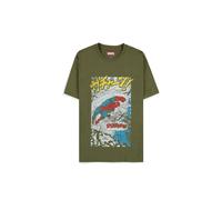 Spider-Man Comic Style T-Shirt oliv in S