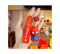 (Spider Man) Comics Schlüsselanhänger Gummi Anhänger Entzückendes Schlüsselzubehör
