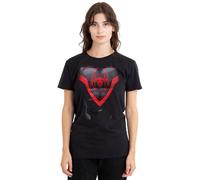 Spider-MAN Damen Spiderman Miles Morales Costume Ladies Shirt, Black, Schwarz, S EU