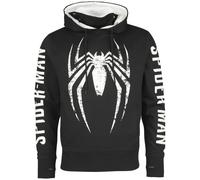 Spider-Man Game Logo Kapuzenpullover schwarz grau in L