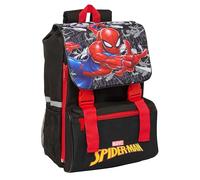 Spider-Man Kinderrucksack, ausziehbar, pflegeleicht, ideal für Kinder verschiedener Altersgruppen, bequem und vielseitig, Qualität und Widerstandsfähigkeit, 28,5 x 15 x 41 cm