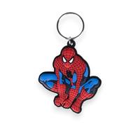 Spider-Man (knicken) Gummi Schlüsselanhänger, Mehrfarbig, multicoloured