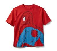 Spider-Man Kurzarm-T-Shirt für Mädchen und Jungen - Atmungsaktives und Bequemes Marvel-Kinder-T-Shirt, Sommerkleidung, Alltag und Ausflüge