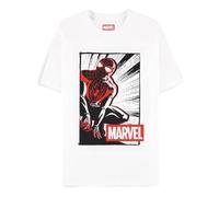 SPIDER-MAN-Man Marvel Logo Männer T-Shirt weiß XL 100% Baumwolle Fan-Merch, Filme, TV-Serien