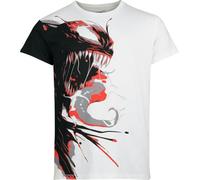 SPIDER-MAN-Man Venom Männer T-Shirt weiß/schwarz S 100% Baumwolle Disney, Fan-Merch, Filme