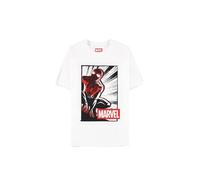 Spider-Man Marvel Logo T-Shirt weiß in XL